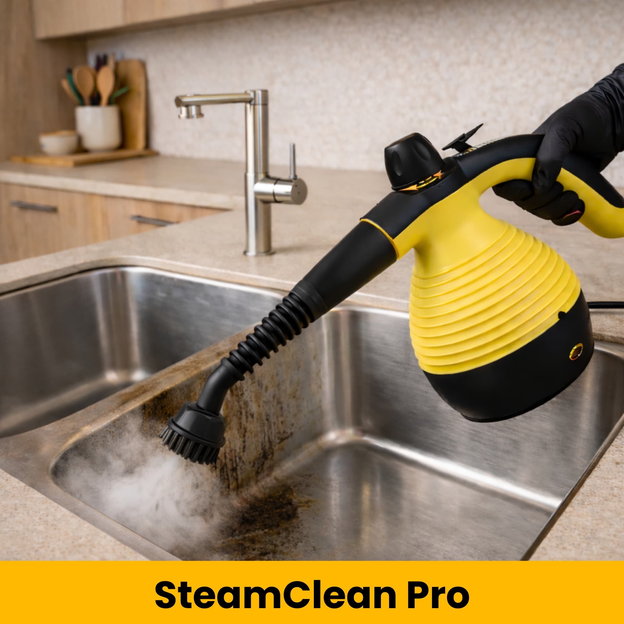 SteamClean Pro - Wielofunkcyjna Myjka Parowa (5 końcówek GRATIS)